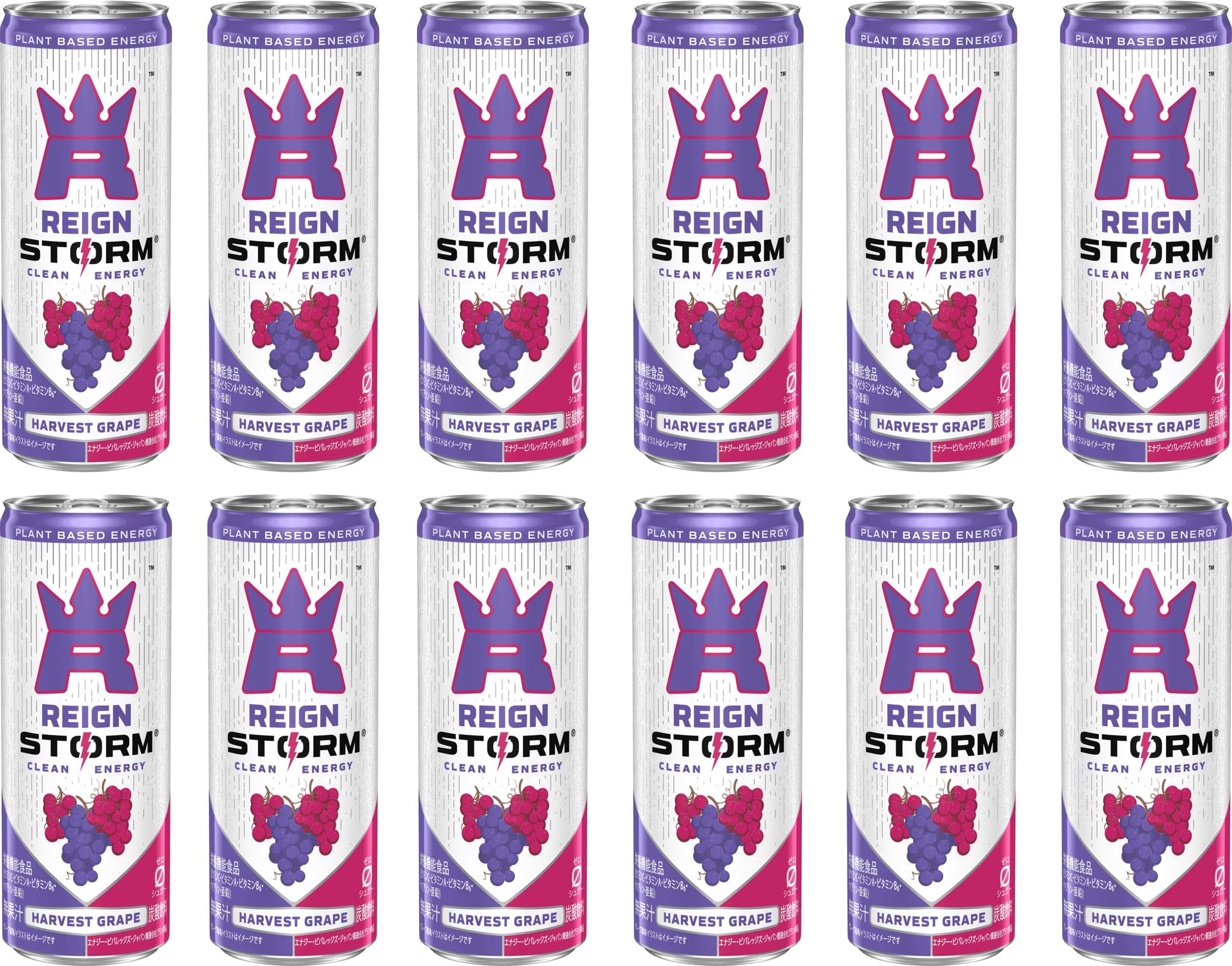 Amazon.co.jp: レインストーム ハーベストグレープ 250ml×12本